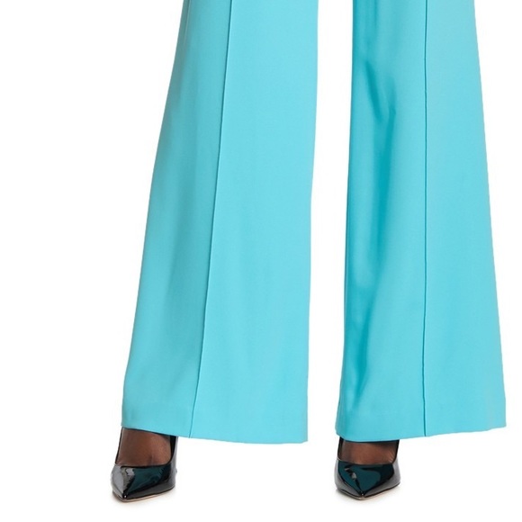 alice + olivia Blue High Waist Wide Leg Pants NWT - Picture 5 of 8